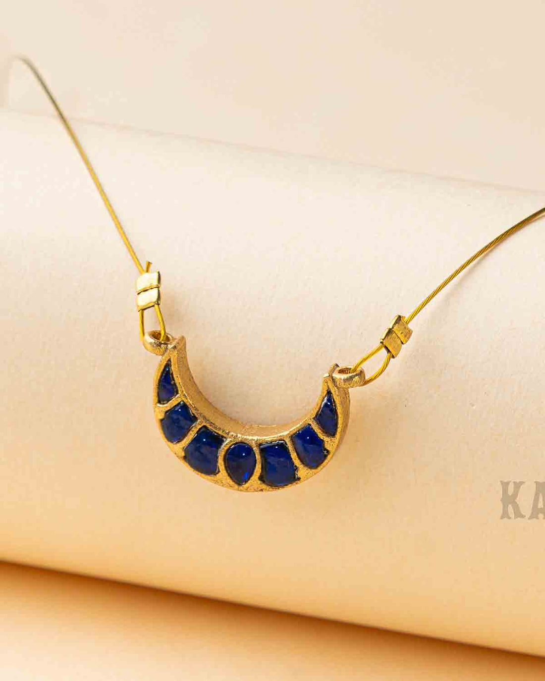 Jadau Moon Neckpiece