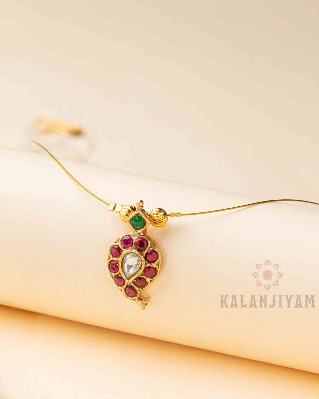 Jadau Mango Neckpiece