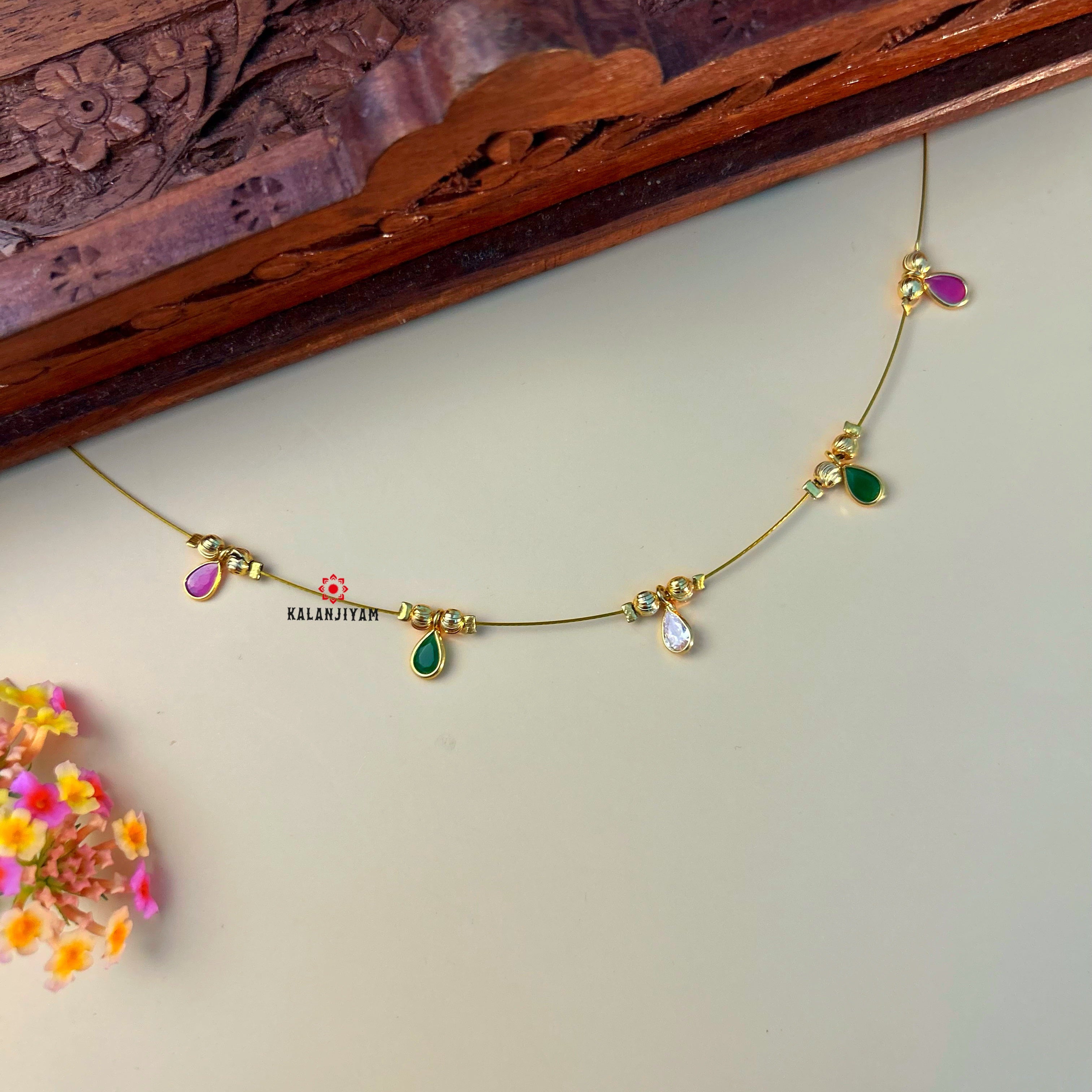 Drop Polki Neckpiece