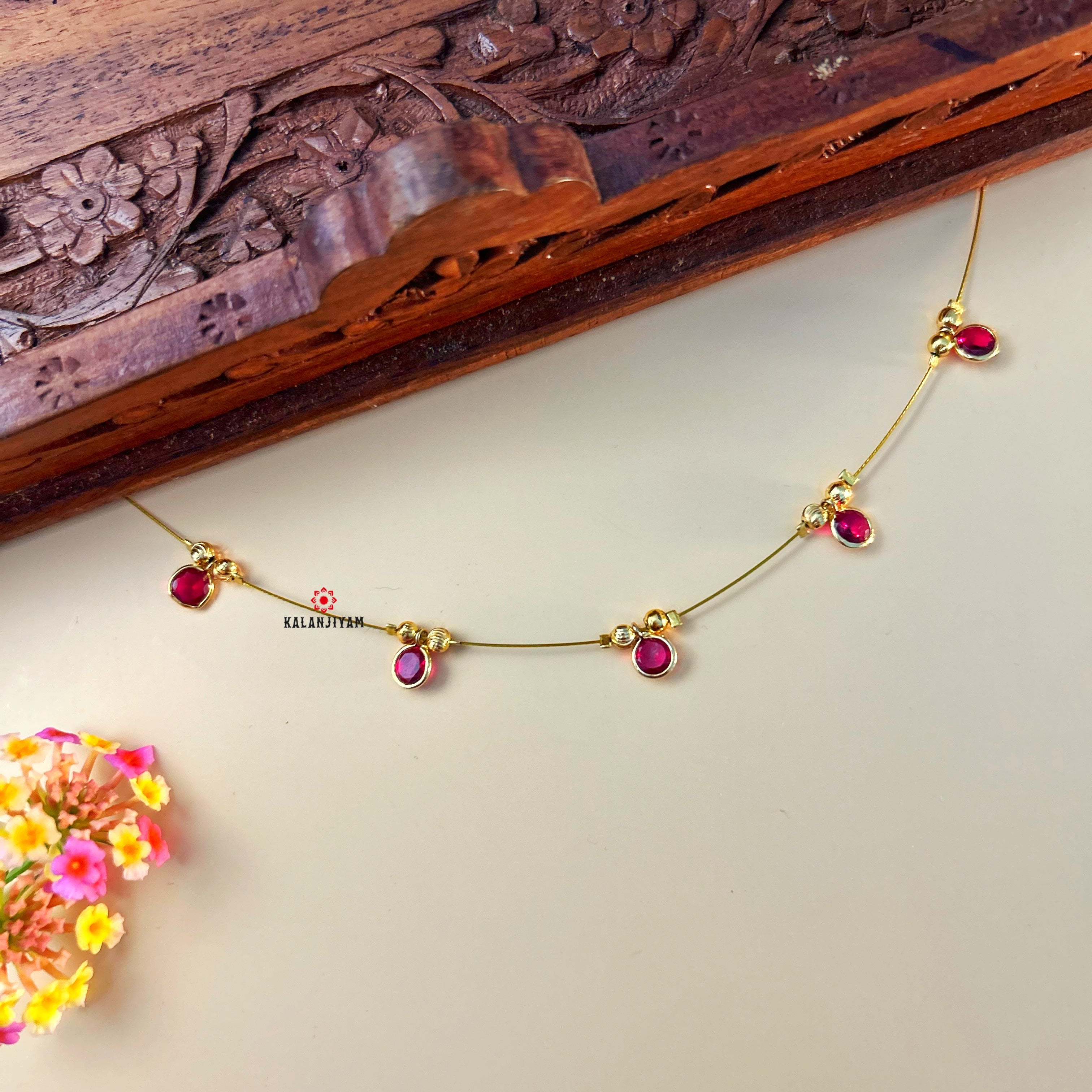 Round Polki Neckpiece