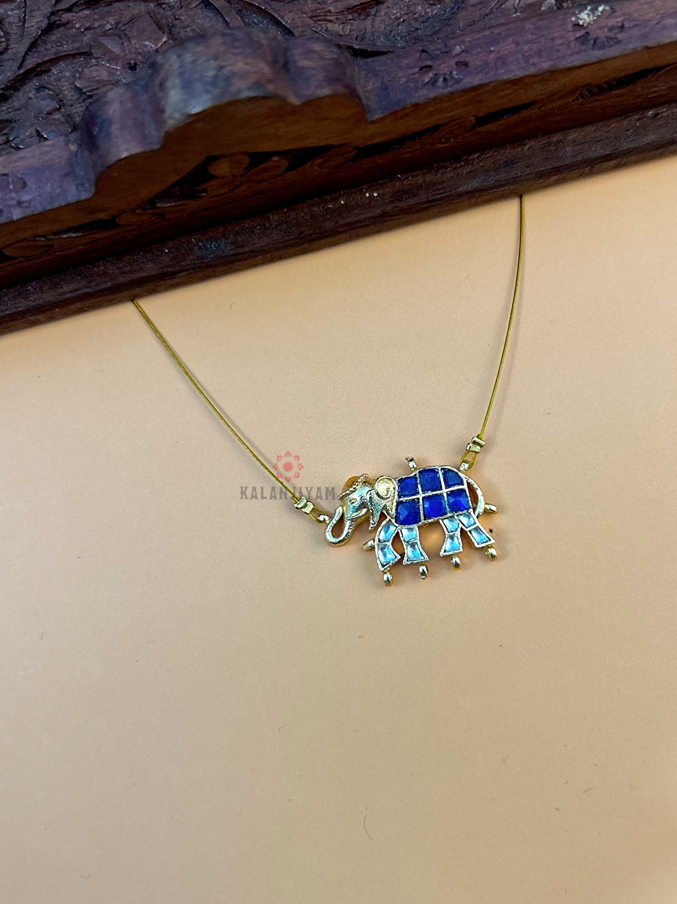 Elephant Jadau Neckpiece