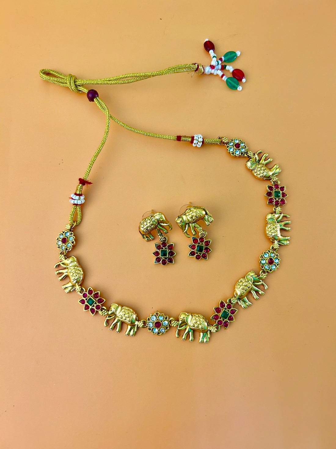 Elephant Floral Set