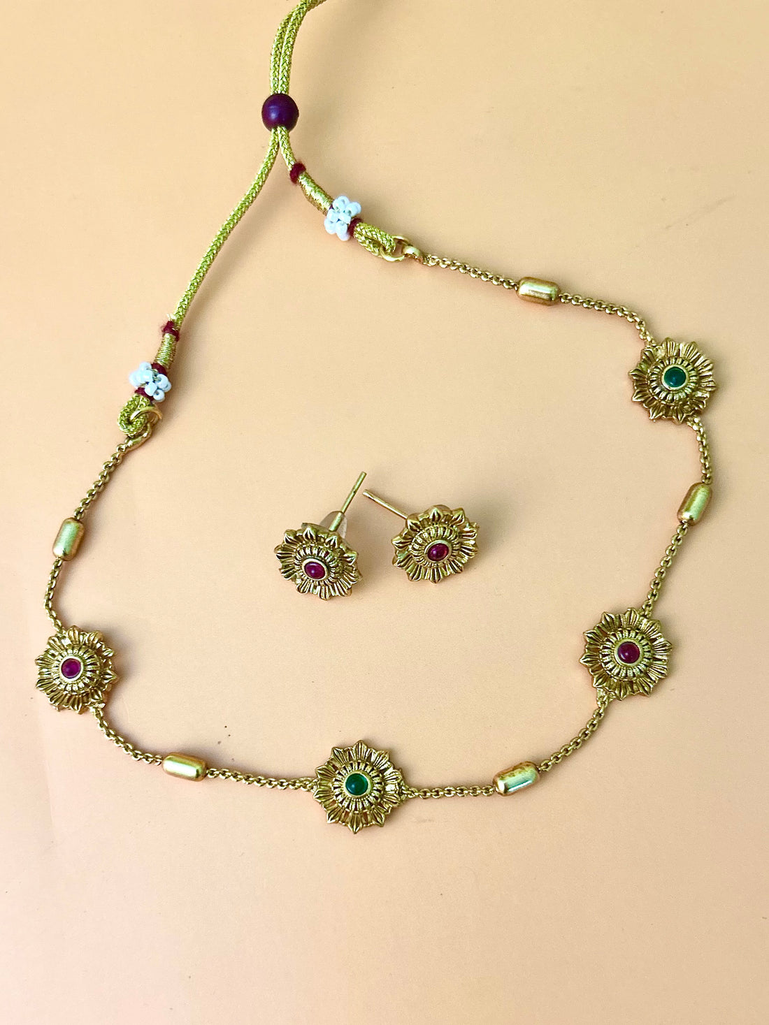 Floral Choker Set