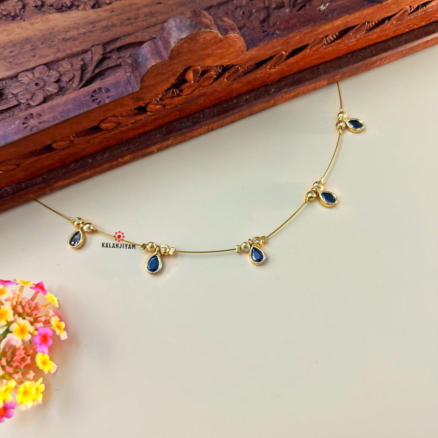 Drop Polki Neckpiece