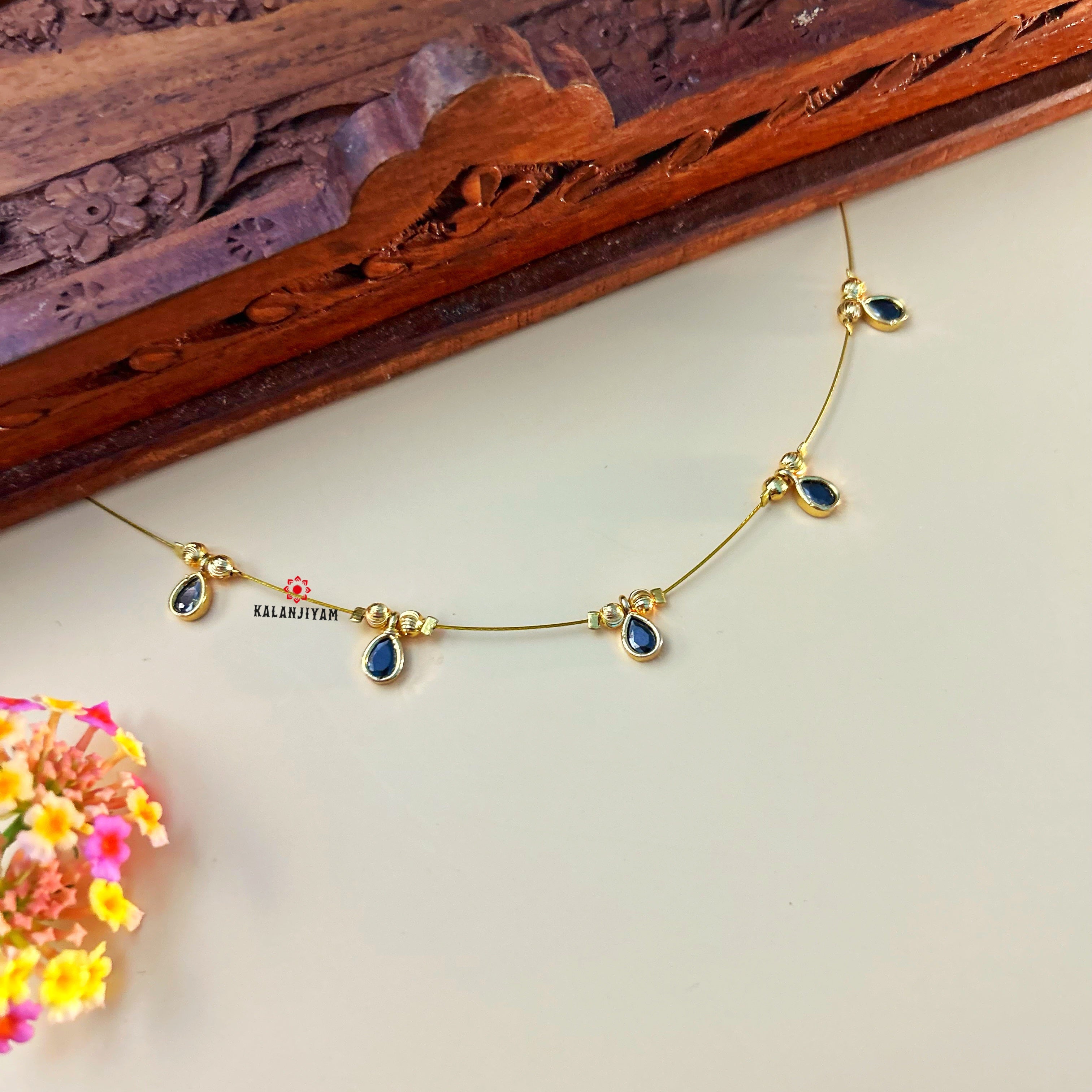Drop Polki Neckpiece