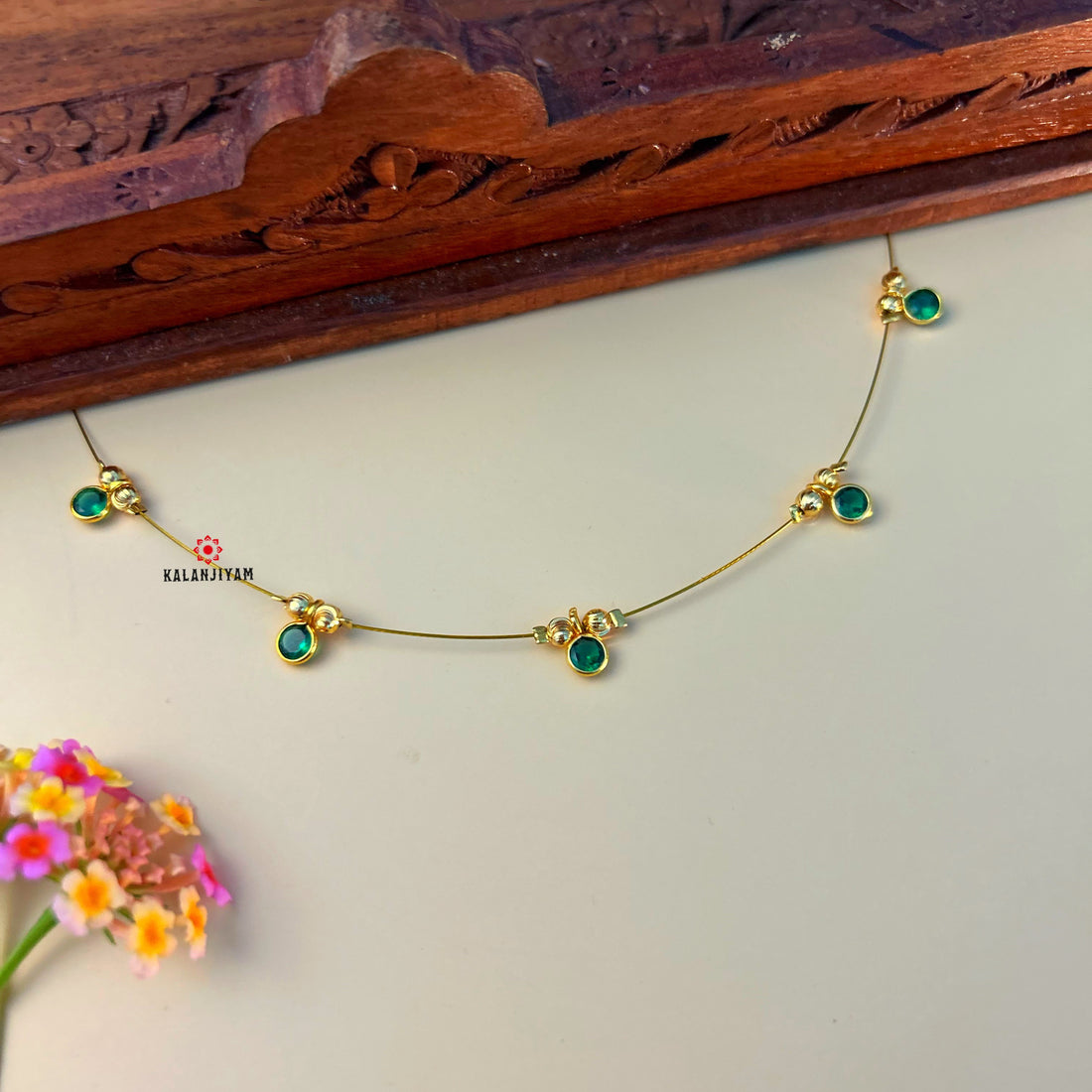 Round Polki Neckpiece