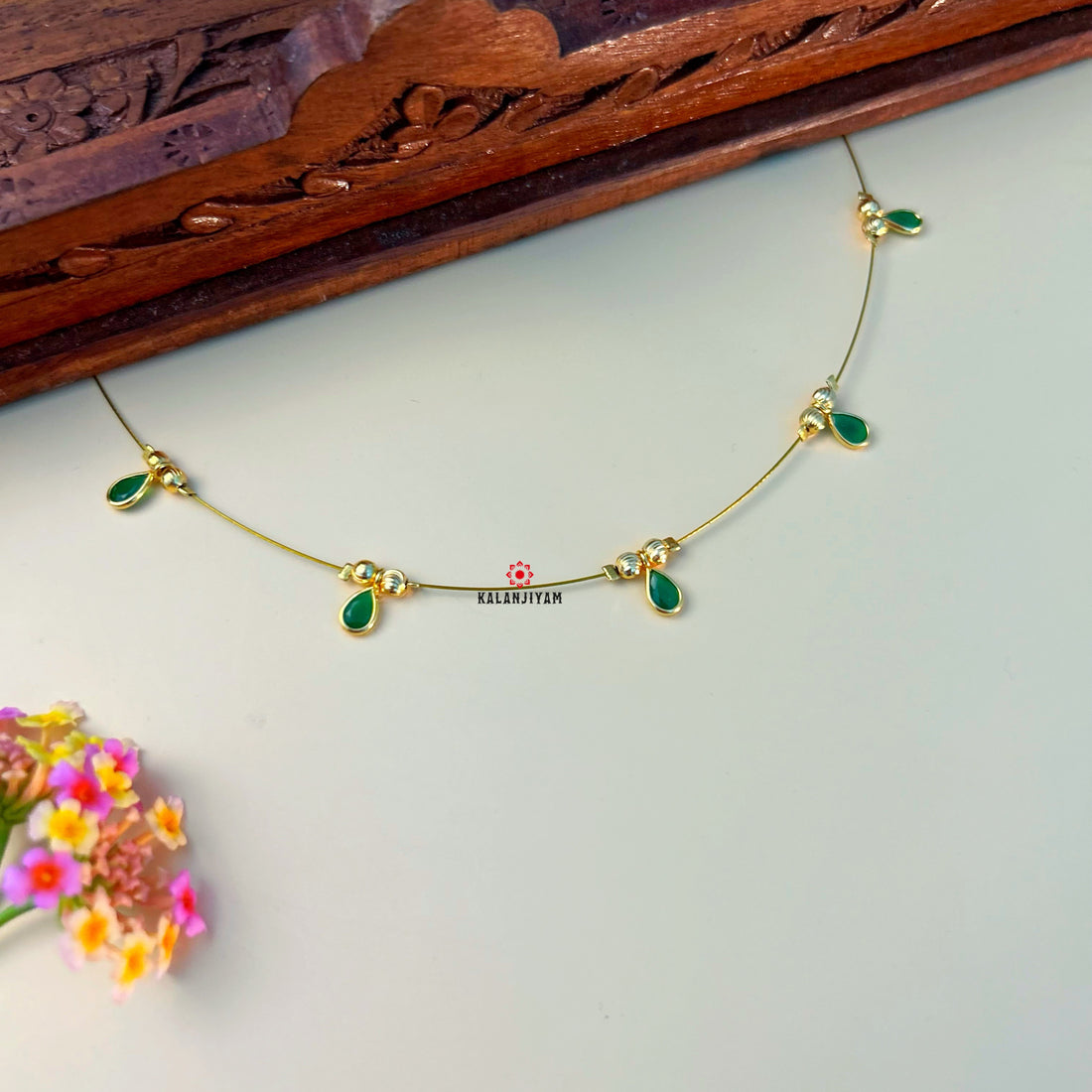 Drop Polki Neckpiece