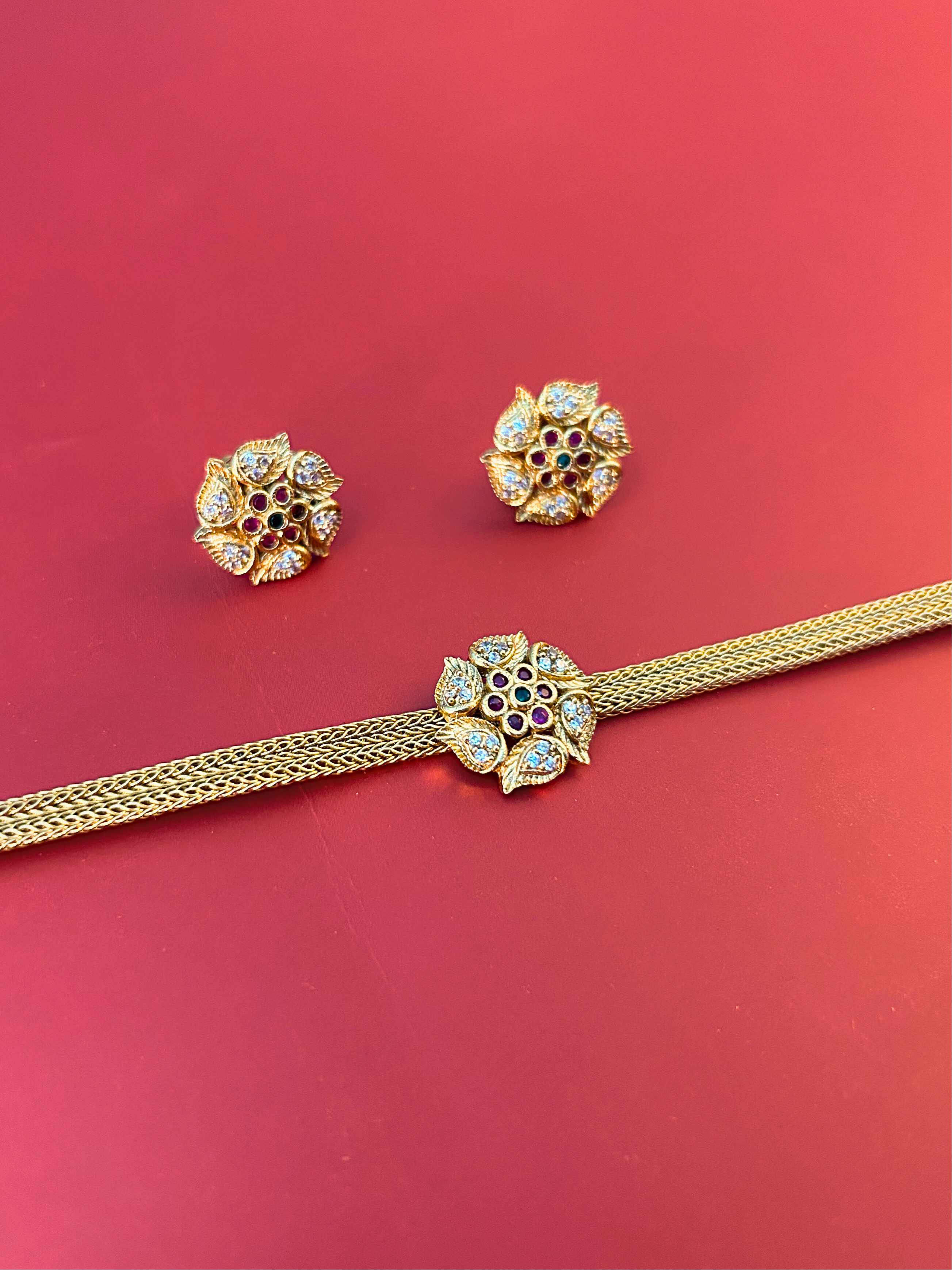 Floral Mango Choker Set