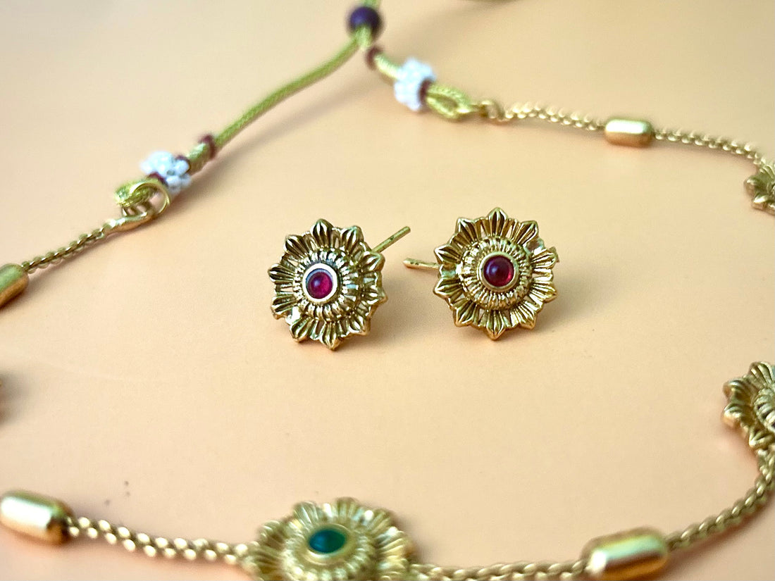 Floral Choker Set