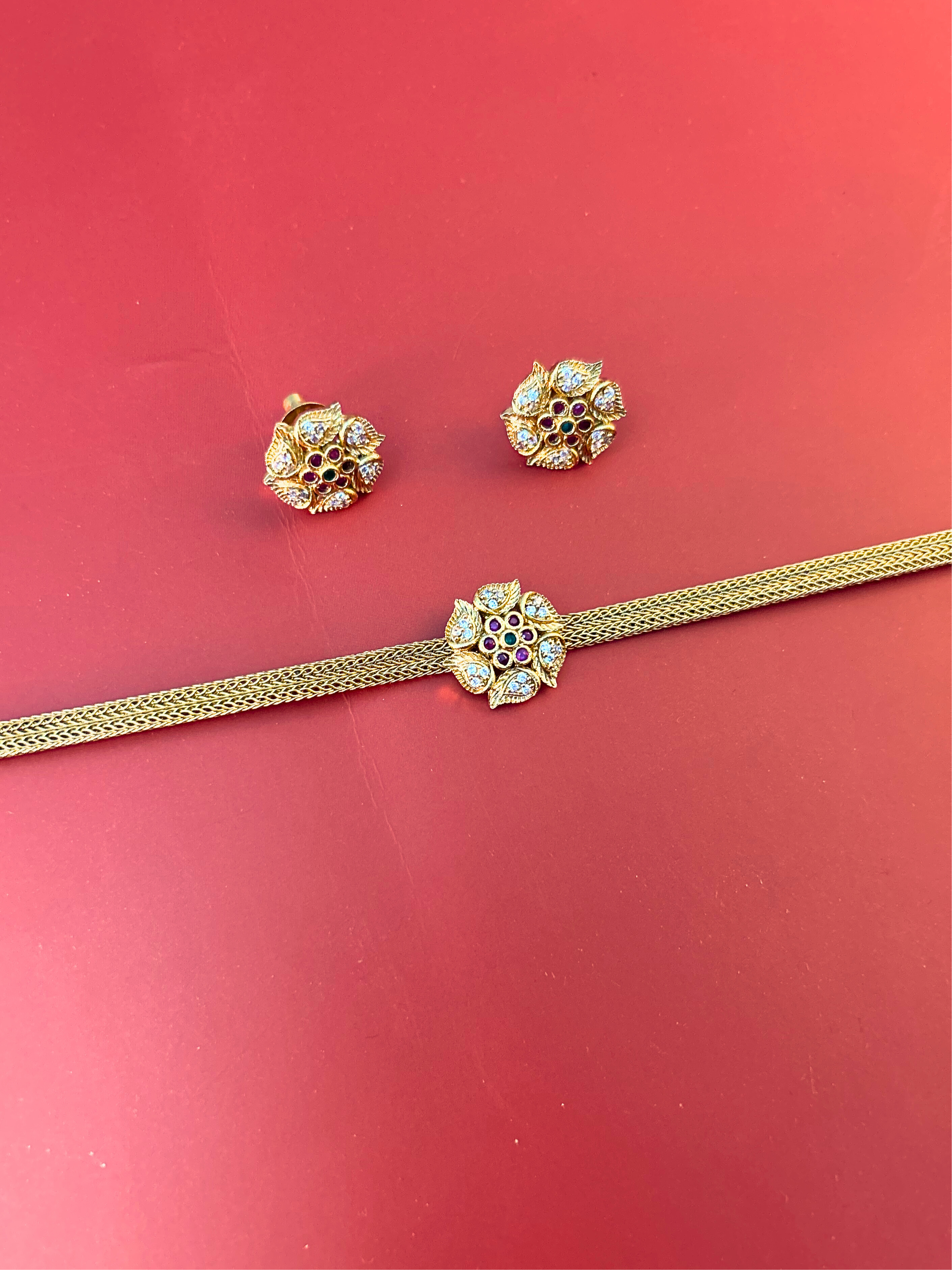 Floral Mango Choker Set