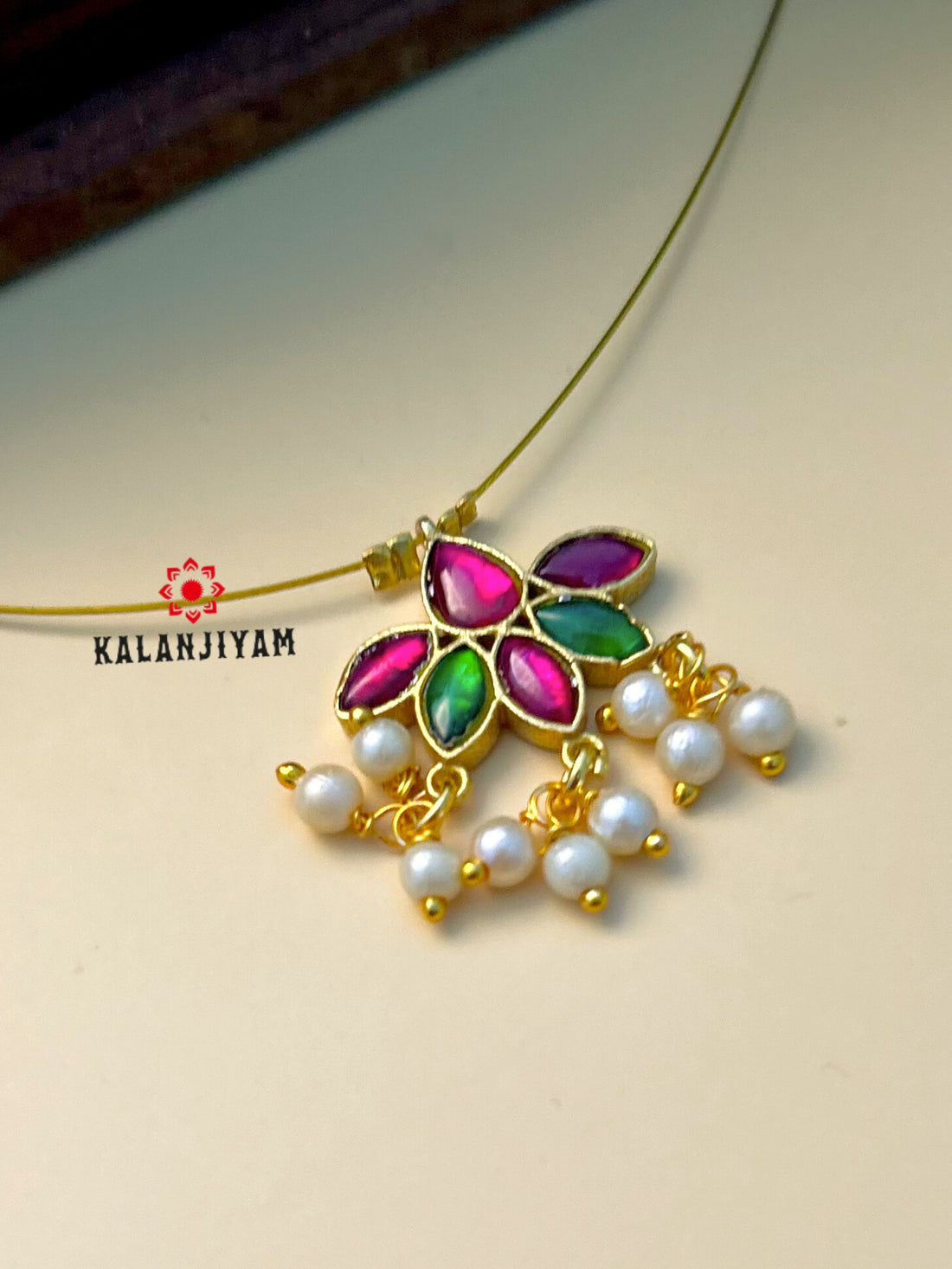 Floral Jadau Neckpiece