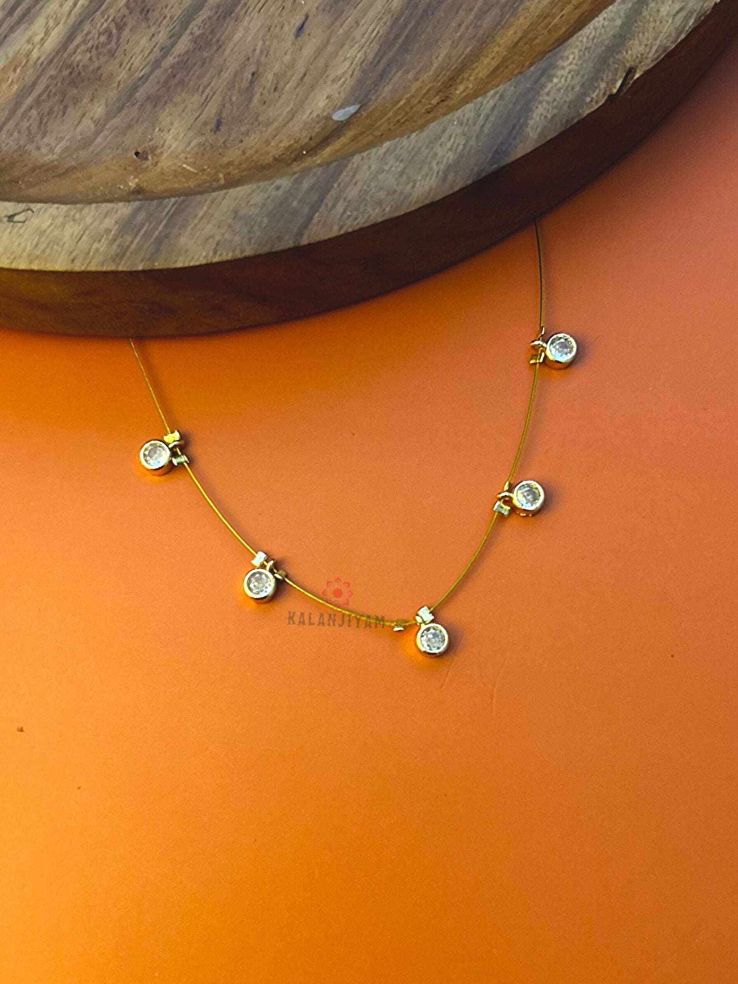 Round Embossed AD Neckpiece