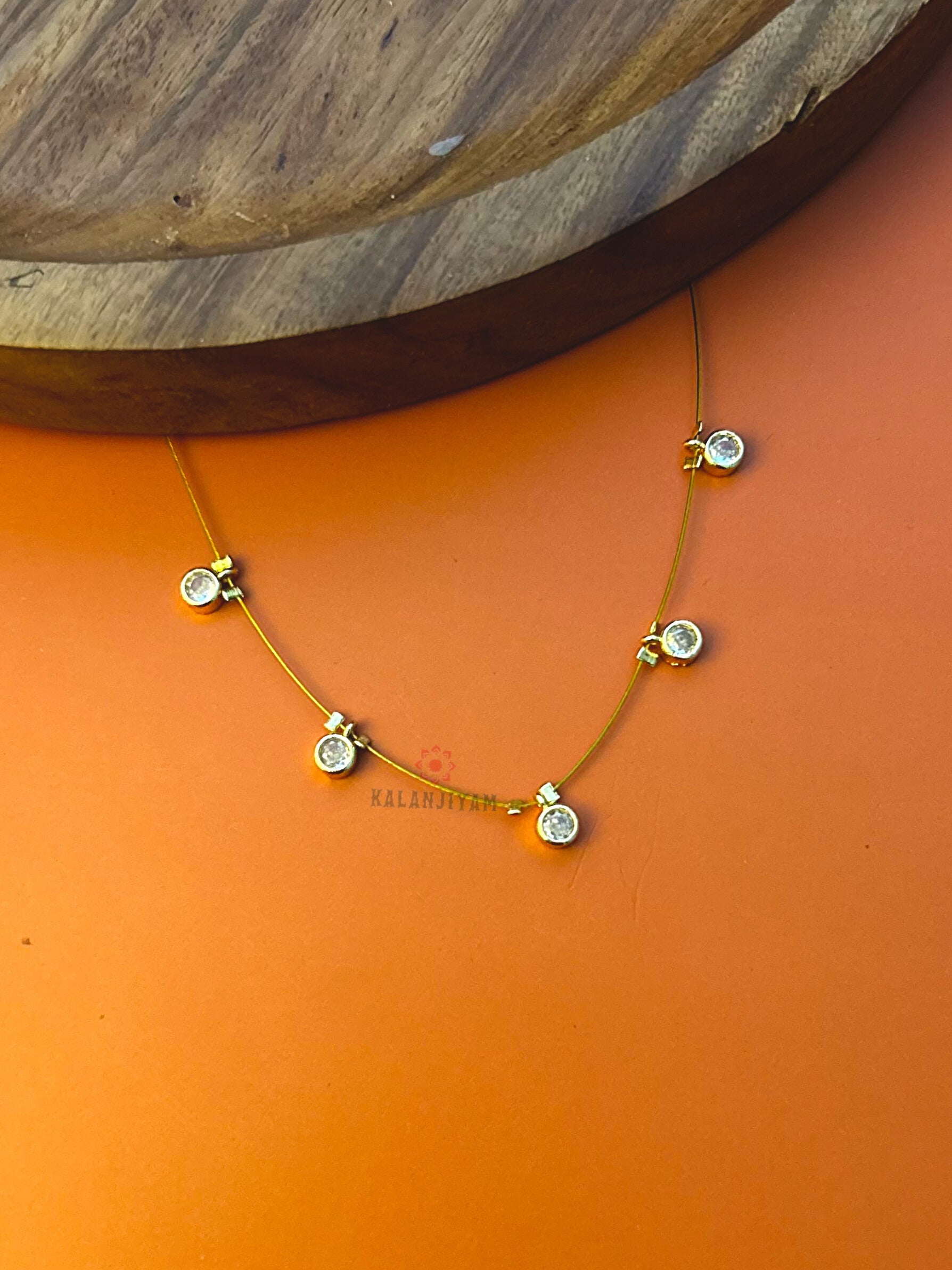 Round Embossed AD Neckpiece