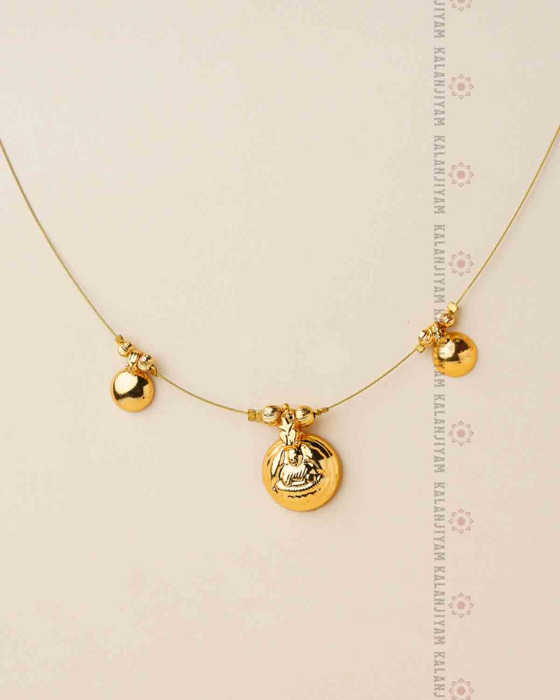 Lakshmi Embossed Neckpiece