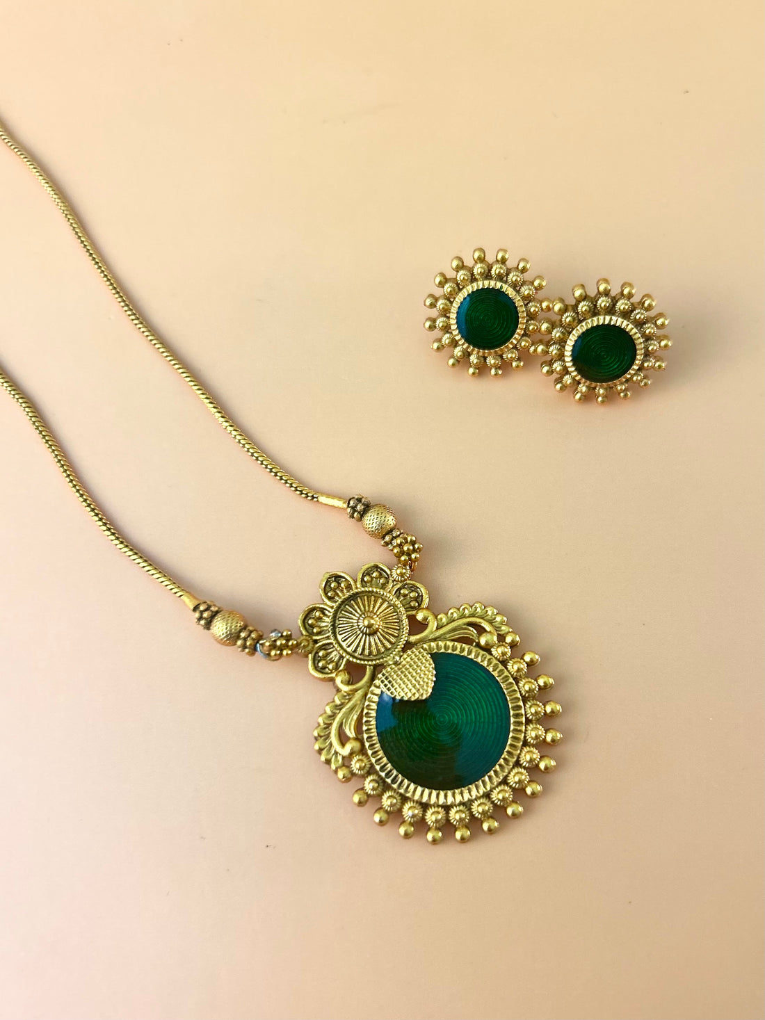 Chakra Enamel Neckpiece Set