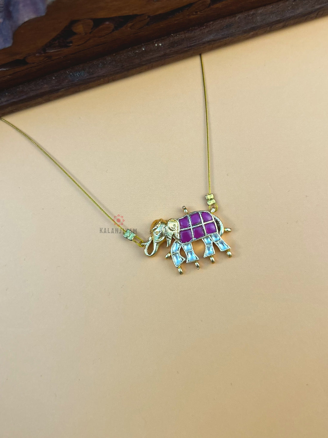 Elephant Jadau Neckpiece