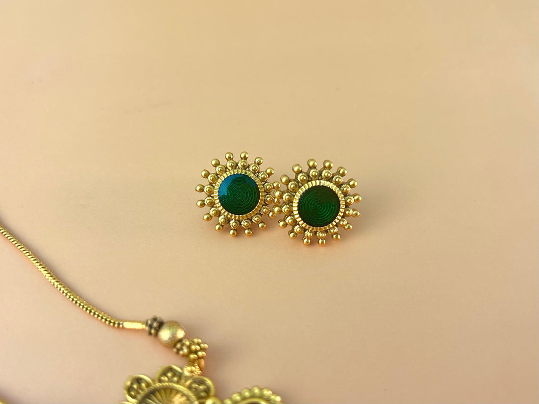 Chakra Enamel Neckpiece Set
