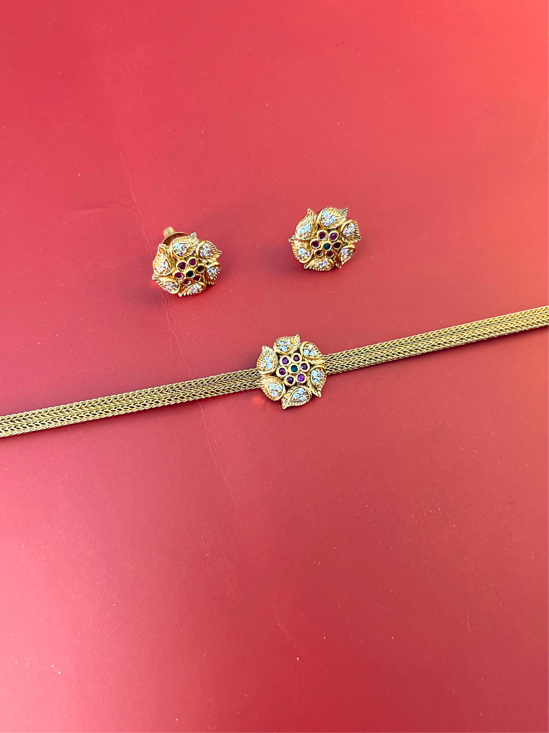 Floral Mango Choker Set