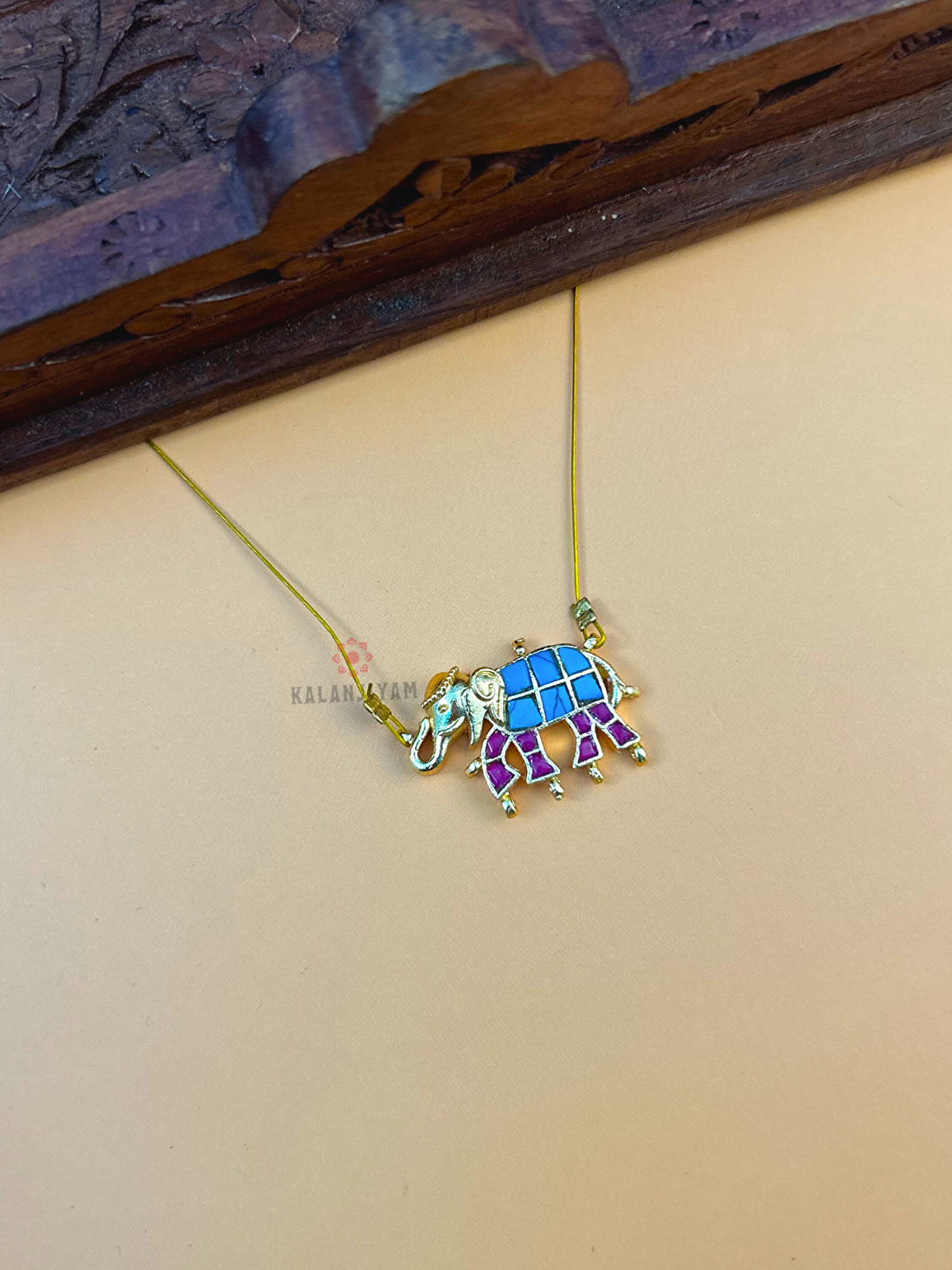 Elephant Jadau Neckpiece
