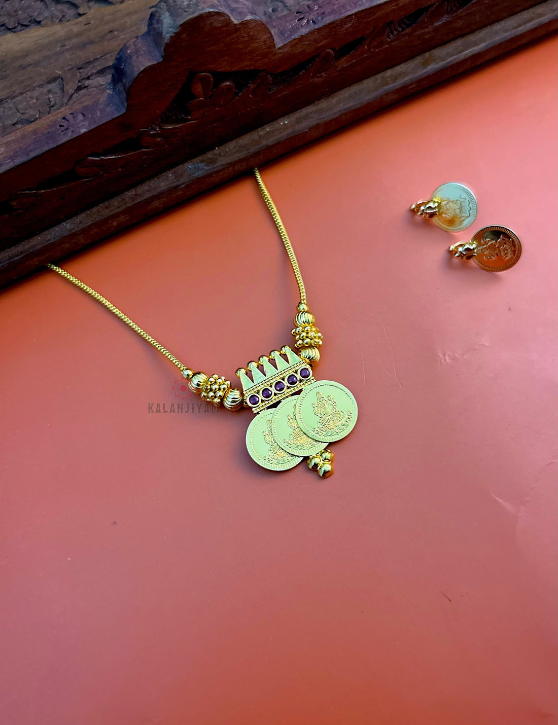 Three Coin Neckpiece Set