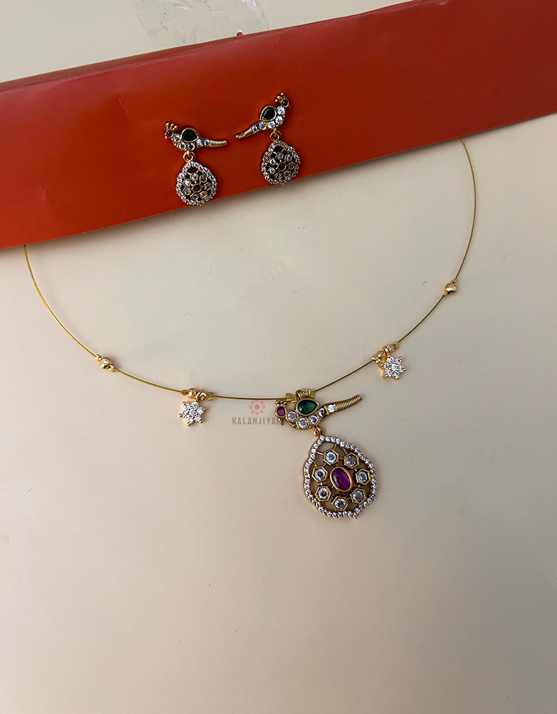 Bird with Star AD Neckpiece Set
