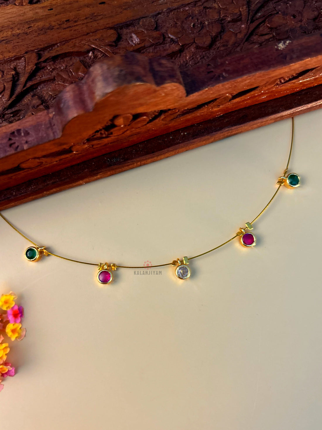Round Embossed AD Neckpiece