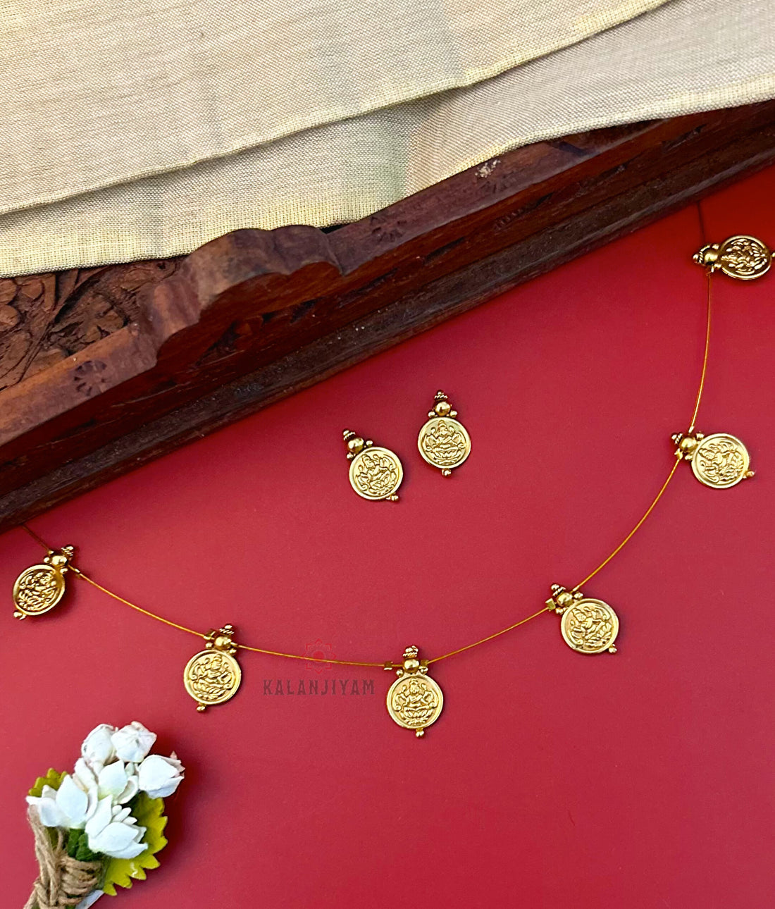 Antique Laxmi Coin Neckpiece Set