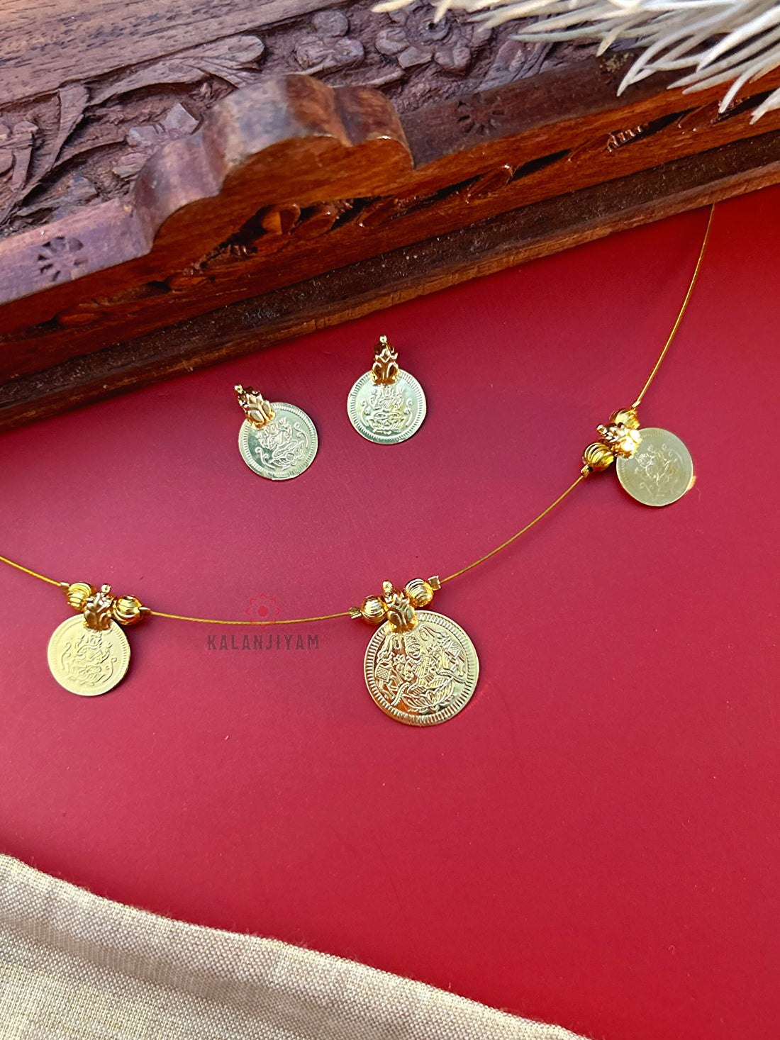 Three Coin Neckpiece Set