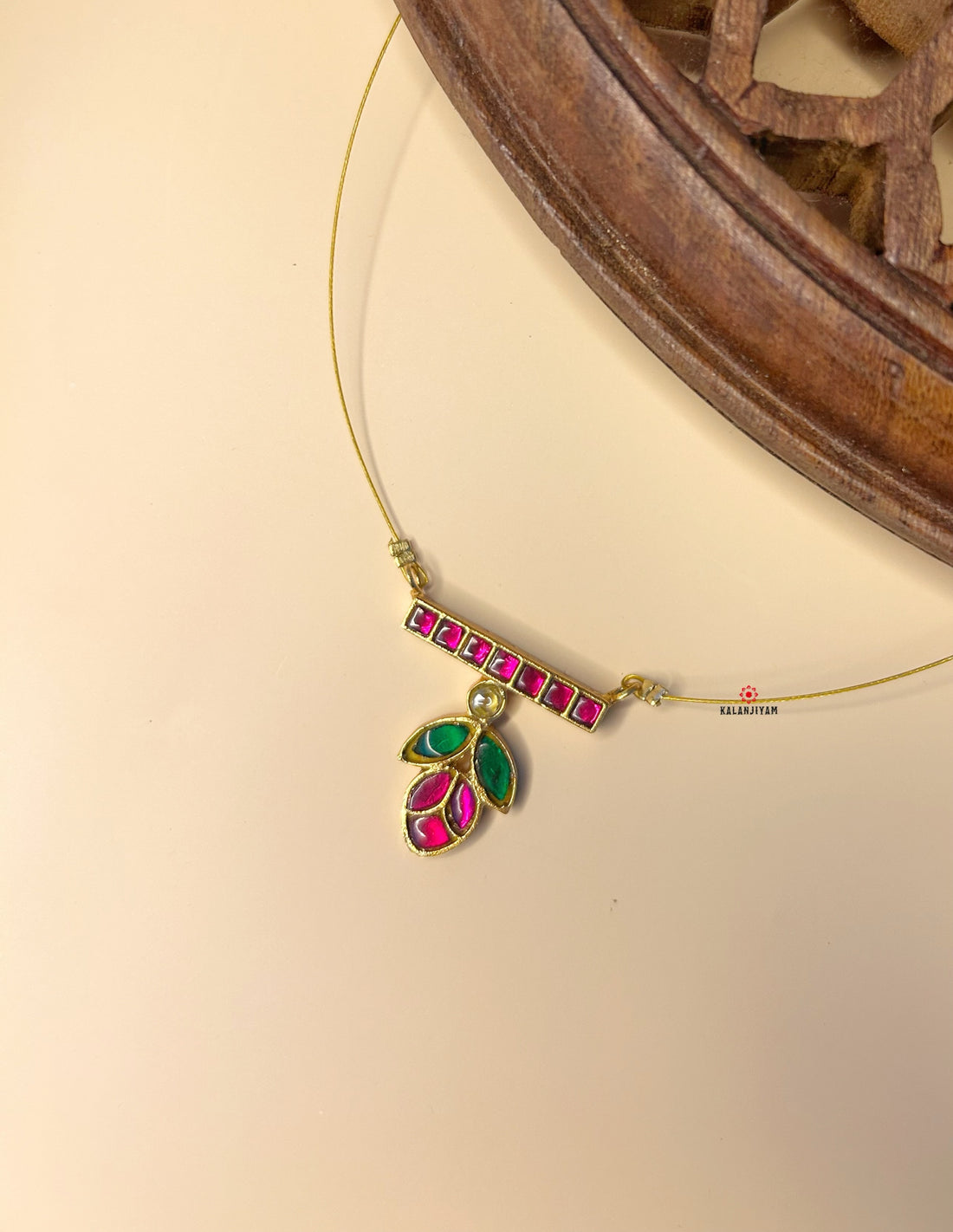 Rectangle Jadau Neckpiece